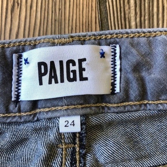 PAIGE Dark Wash Skyline Straight Leg Denim Jeans 24 - Picture 7 of 8